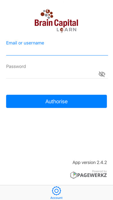 Emulate iPhone app Brain Capital Learn using MyAndroid