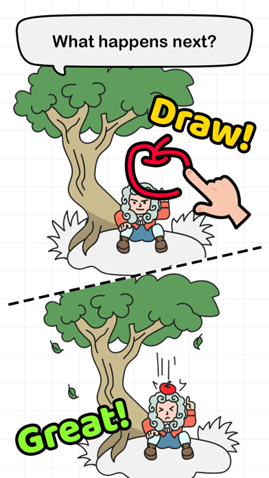 Emulate iPhone app Brain Draw - Draw one part using MyAndroid Emulate iPhone app Brain Draw - Draw one part using MyAndroid