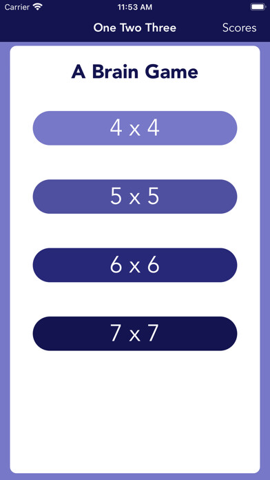 Emulate iPhone app Brain Game - One Two Three using MyAndroid Emulate iPhone app Brain Game - One Two Three using MyAndroid