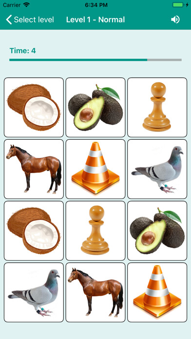 Emulate iPhone app Brain Game : Picture Match using MyAndroid Emulate iPhone app Brain Game : Picture Match using MyAndroid