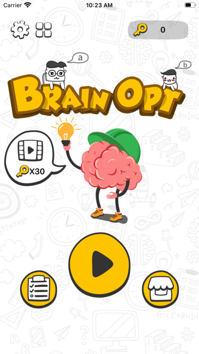 Emulate iPhone app Brain Opt using MyAndroid