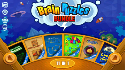 Emulate iPhone app Brain Puzzles Bundle using MyAndroid Emulate iPhone app Brain Puzzles Bundle using MyAndroid