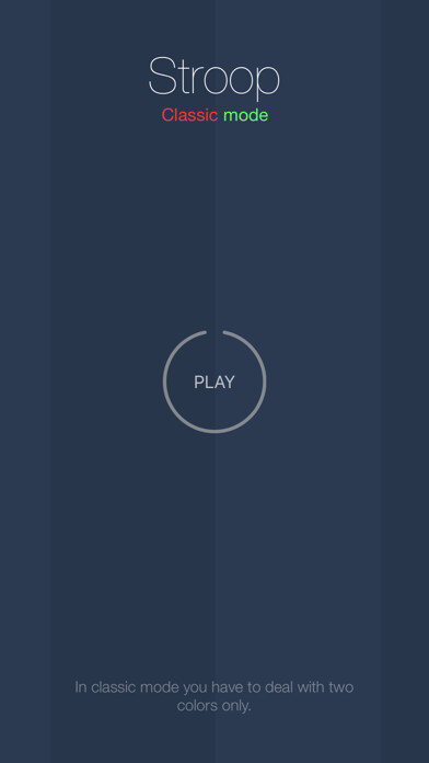 Emulate iPhone app Brain Test - Stroop Effect using MyAndroid Emulate iPhone app Brain Test - Stroop Effect using MyAndroid