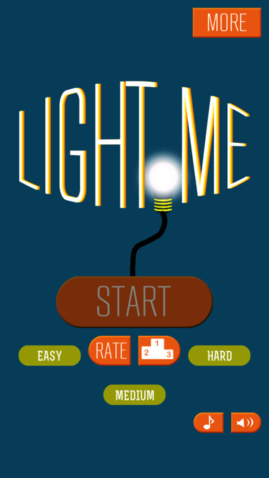 Emulate iPhone app Brain training game - Light Me! using MyAndroid