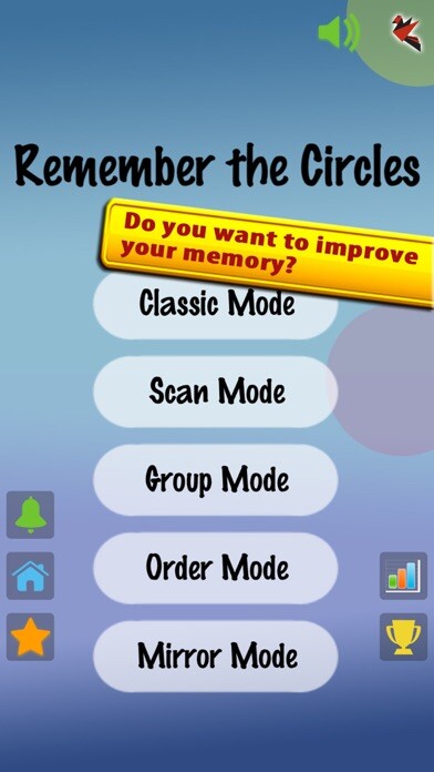 Emulate iPhone app Brain Training - Remember the Circles using MyAndroid