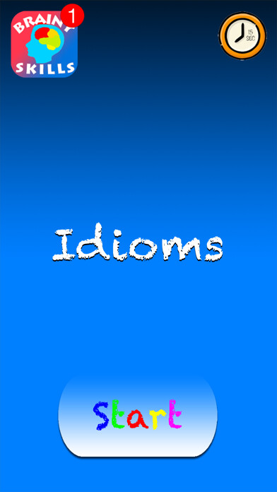 Emulate iPhone app Brainy Skills Idioms using MyAndroid