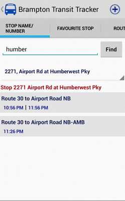 Emulate Android APK Brampton Transit Tracker