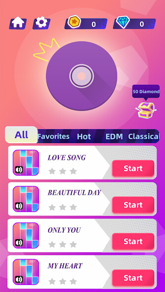 Run android online APK Brancoala Piano Tiles from MyAndroid or emulate Brancoala Piano Tiles using MyAndroid
