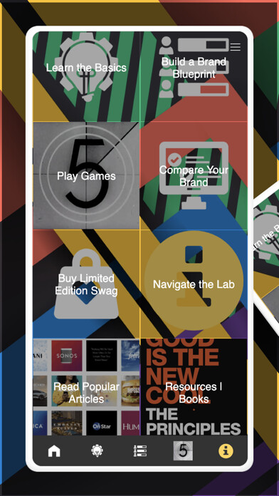 Emulate iPhone app Brand Builder Lab using MyAndroid