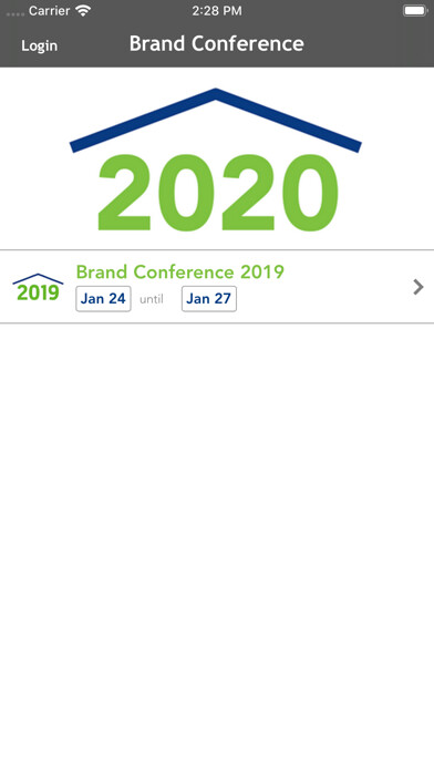 Emulate iPhone app Brand Conference using MyAndroid