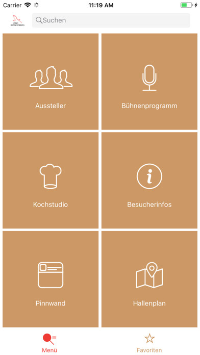 Emulate iPhone app Brandenburg Halle auf der IGW using MyAndroid