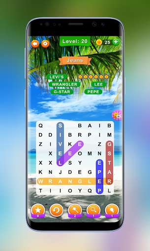 Run android online APK Brand Names - Word Search from MyAndroid or emulate Brand Names - Word Search using MyAndroid