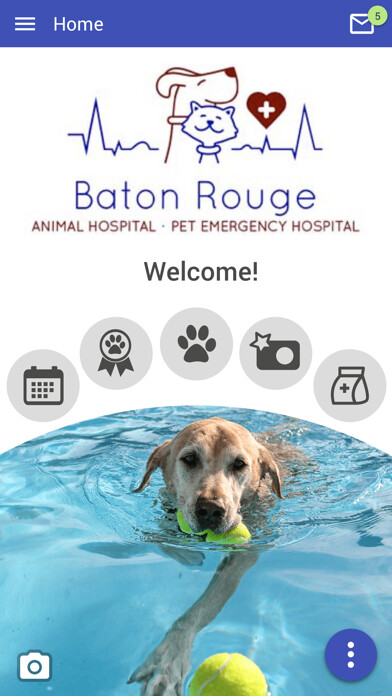 Emulate iPhone app BR Animal & Pet Emergency Hosp using MyAndroid