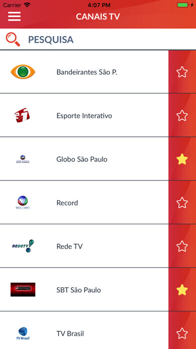 Emulate iPhone app Brasil listas de TV (BR) using MyAndroid Emulate iPhone app Brasil listas de TV (BR) using MyAndroid