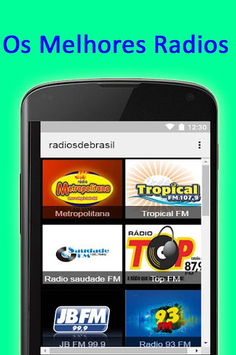 Run android online APK Brasil Radio Estaciones AM y FM Radios de Brasil from MyAndroid or emulate Brasil Radio Estaciones AM y FM Radios de Brasil using MyAndroid