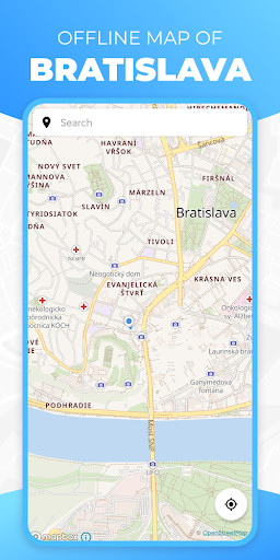 Run android online APK Bratislava offline map and navigator for free from MyAndroid or emulate Bratislava offline map and navigator for free using MyAndroid