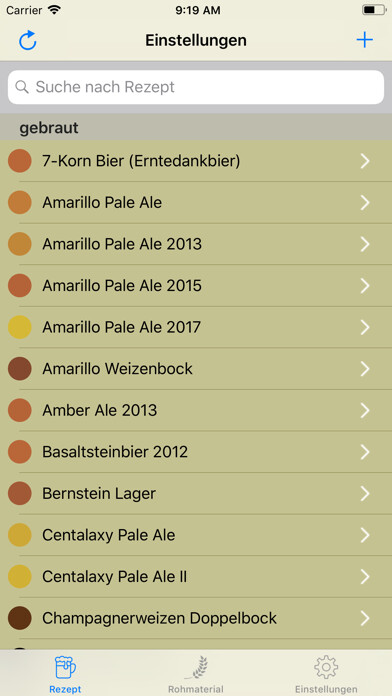 Emulate iPhone app brauhelfer using MyAndroid Emulate iPhone app brauhelfer using MyAndroid