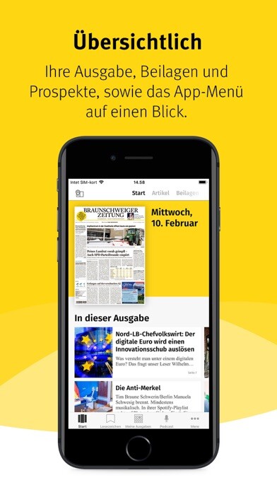 Emulate iPhone app Braunschweiger Zeitung E-Paper using MyAndroid Emulate iPhone app Braunschweiger Zeitung E-Paper using MyAndroid