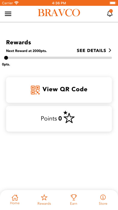Emulate iPhone app Bravco Beauty Boutique using MyAndroid