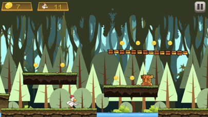 Emulate iPhone app Brave Chicken Run - The Hero Runner To Grab Golds Game using MyAndroid