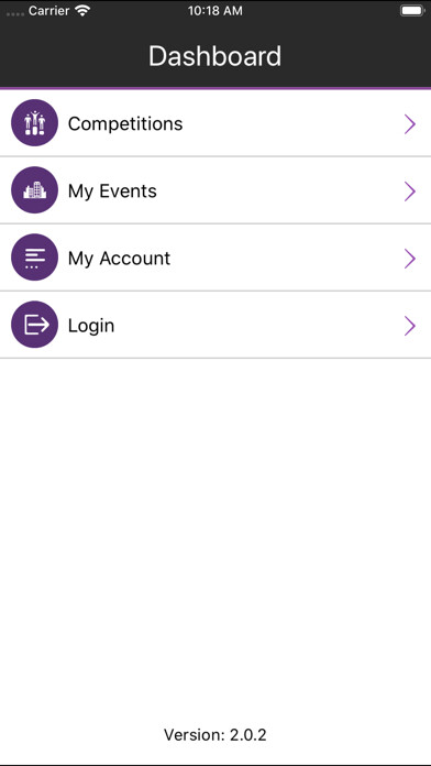 Emulate iPhone app BravO! Competition Events using MyAndroid