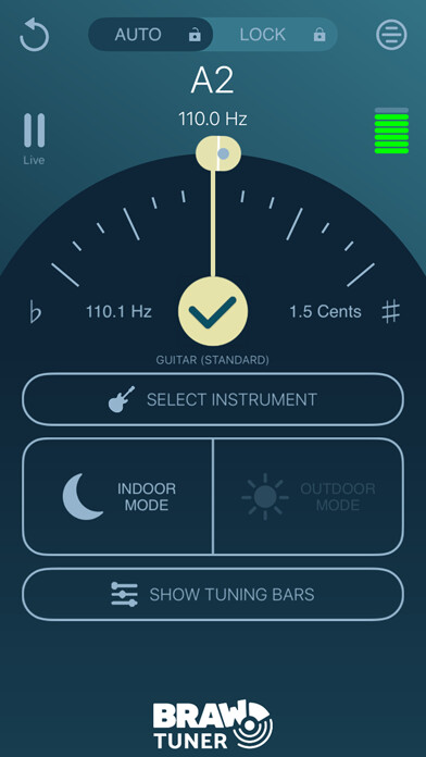 Emulate iPhone app Braw Chromatic Tuner using MyAndroid Emulate iPhone app Braw Chromatic Tuner using MyAndroid