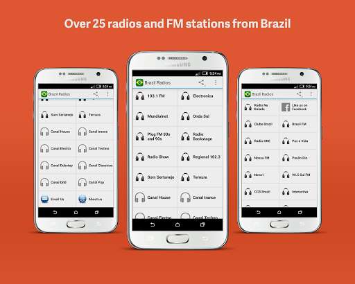 Emulate Android APK Brazilan Radio