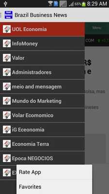 Emulate Android APK Brazil Business News