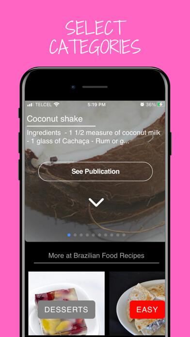 Emulate iPhone app Brazilian Food Recipes using MyAndroid Emulate iPhone app Brazilian Food Recipes using MyAndroid