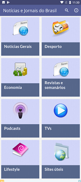 Run android online APK Brazil News and Media from MyAndroid or emulate Brazil News and Media using MyAndroid