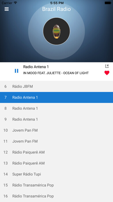 Emulate iPhone app Brazil Radio Station Brazilian using MyAndroid Emulate iPhone app Brazil Radio Station Brazilian using MyAndroid