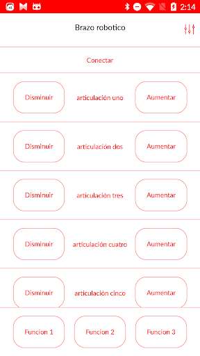 Emulate Android APK Brazo Robot 6DOF Emulate Android APK Brazo Robot 6DOF