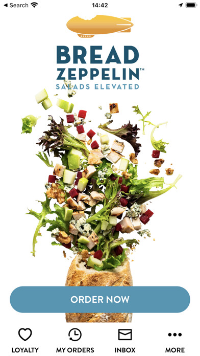 Emulate iPhone app Bread Zeppelin Salads Elevated using MyAndroid Emulate iPhone app Bread Zeppelin Salads Elevated using MyAndroid