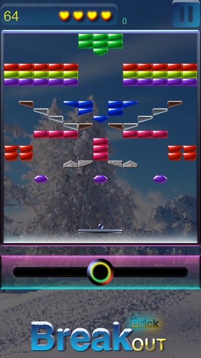 Emulate iPhone app Break Brick Out - Fun to break using MyAndroid