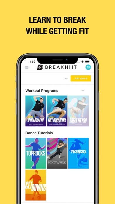 Emulate iPhone app Break HIIT using MyAndroid