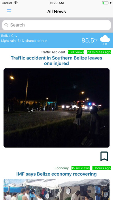 Emulate iPhone app Breaking Belize News using MyAndroid Emulate iPhone app Breaking Belize News using MyAndroid