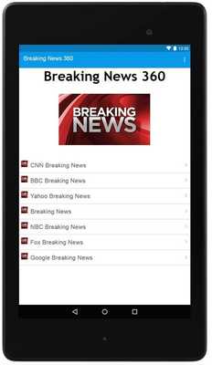 Emulate Android APK Breaking News 360