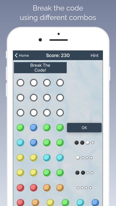 Emulate iPhone app Break•the•Code using MyAndroid