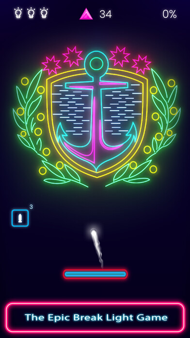 Emulate iPhone app Break the Light - Neon Balls using MyAndroid Emulate iPhone app Break the Light - Neon Balls using MyAndroid
