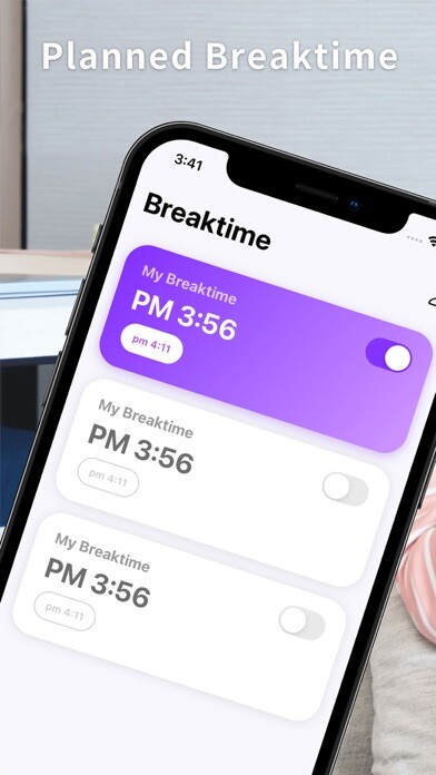 Emulate iPhone app Breaktime - Timeline Alarm using MyAndroid Emulate iPhone app Breaktime - Timeline Alarm using MyAndroid