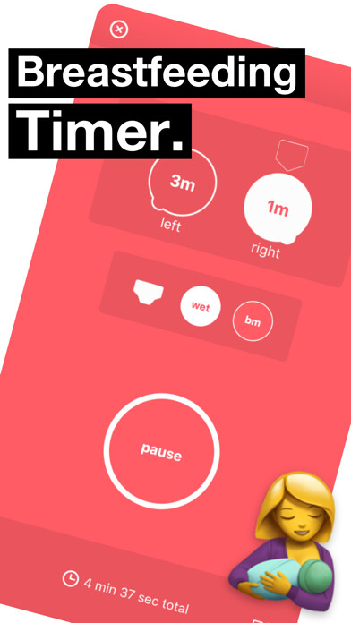 Emulate iPhone app Breastfeeding Tracker by bf using MyAndroid