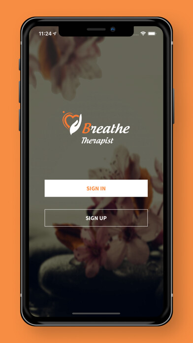Emulate iPhone app Breathe-Home Massage Therapist using MyAndroid