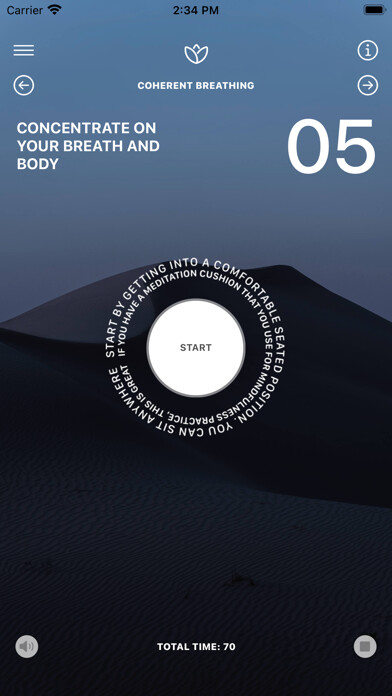 Emulate iPhone app BreatheIn: Calm Breathing using MyAndroid Emulate iPhone app BreatheIn: Calm Breathing using MyAndroid