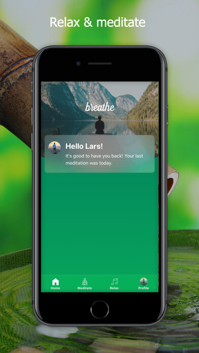Emulate iPhone app breathe: Meditation & Timer using MyAndroid Emulate iPhone app breathe: Meditation & Timer using MyAndroid