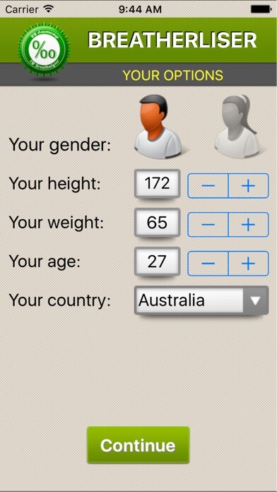 Emulate iPhone app Breatherliser using MyAndroid Emulate iPhone app Breatherliser using MyAndroid