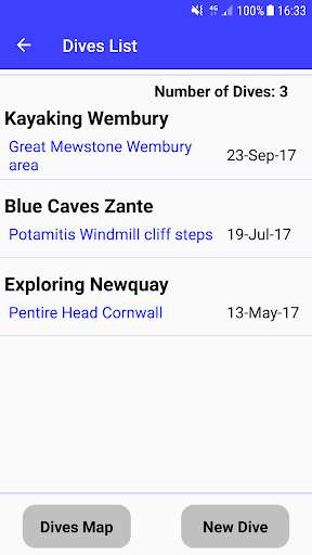 Run android online APK Breath Hold Dive Log from MyAndroid or emulate Breath Hold Dive Log using MyAndroid