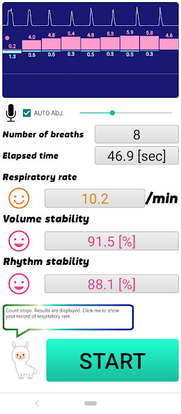 Run android online APK Breathing counter from MyAndroid or emulate Breathing counter using MyAndroid