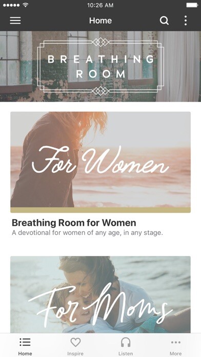 Emulate iPhone app Breathing Room Devotional using MyAndroid Emulate iPhone app Breathing Room Devotional using MyAndroid