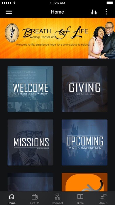 Emulate iPhone app Breath of Life Worship using MyAndroid Emulate iPhone app Breath of Life Worship using MyAndroid