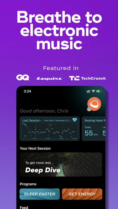 Emulate iPhone app Breathonics: Breathe Nap Sleep using MyAndroid Emulate iPhone app Breathonics: Breathe Nap Sleep using MyAndroid
